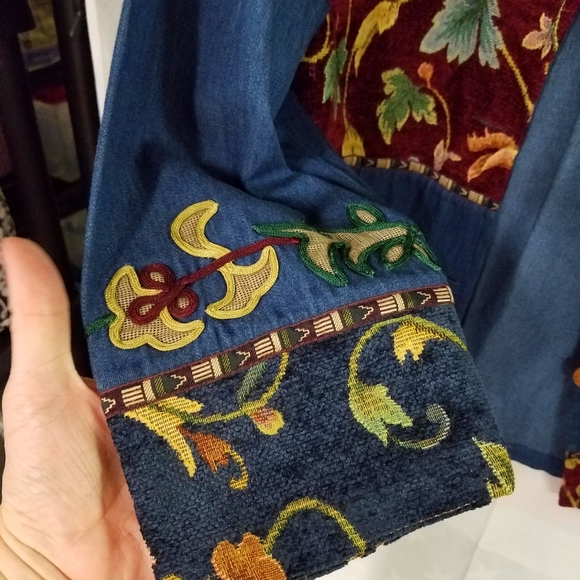 Sante' Classics XL Denim Beautiful Design Jacket - Picture 3 of 11